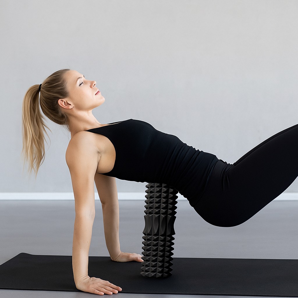 Yoga Fitness Massage - Rullo in Schiuma EVA per Fitness,