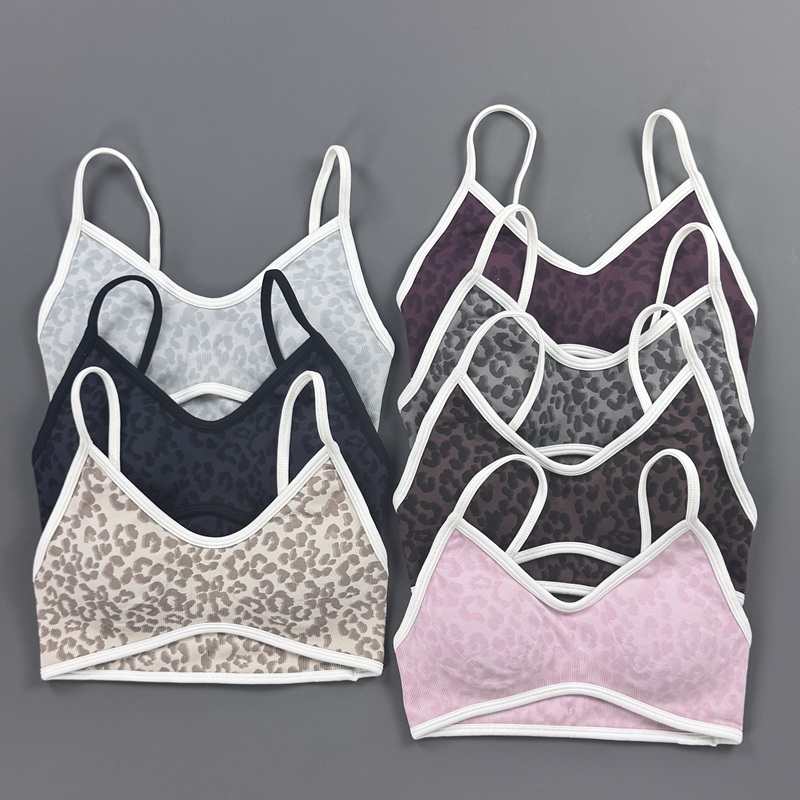 Yoga Fitness Stretching - Reggiseno Sportivo da Donna con Stampa