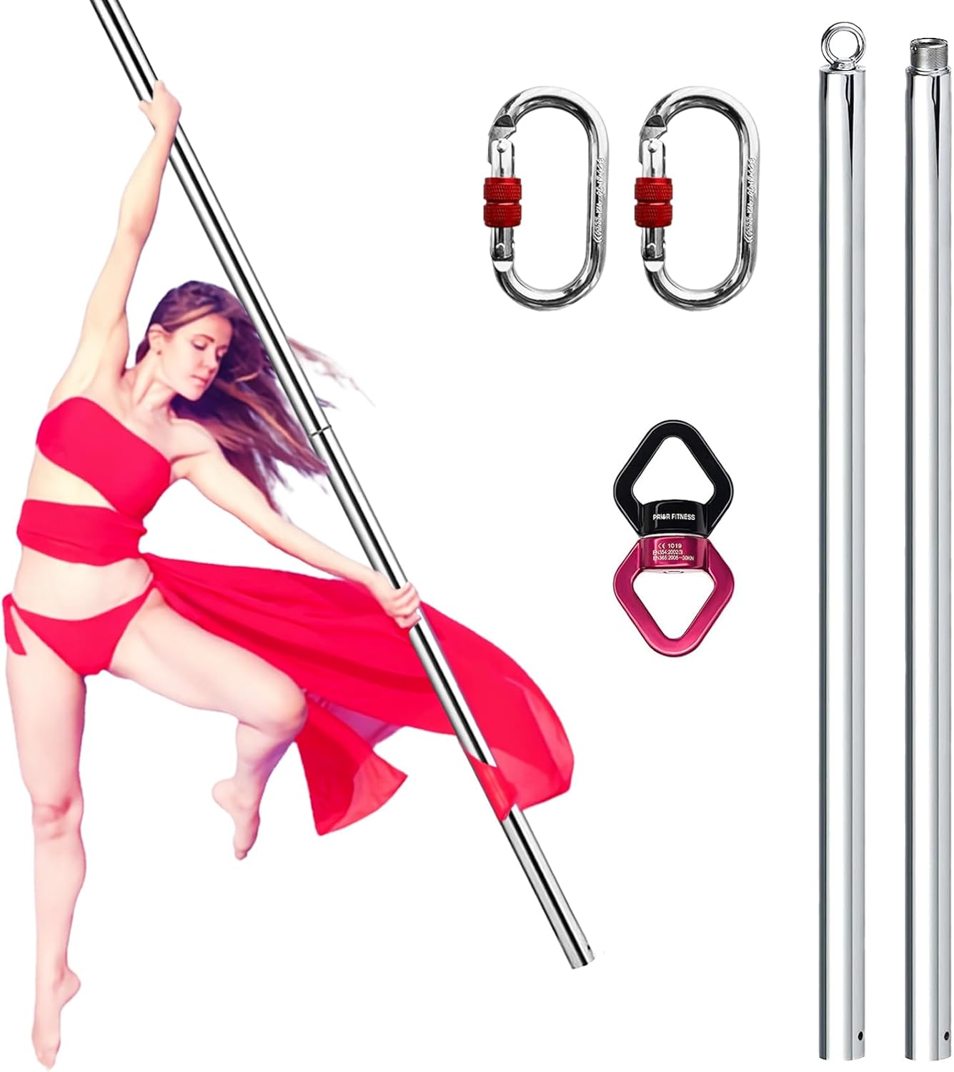Yoga Fitness Spinning - Palo per Danza Aerea 2M 360