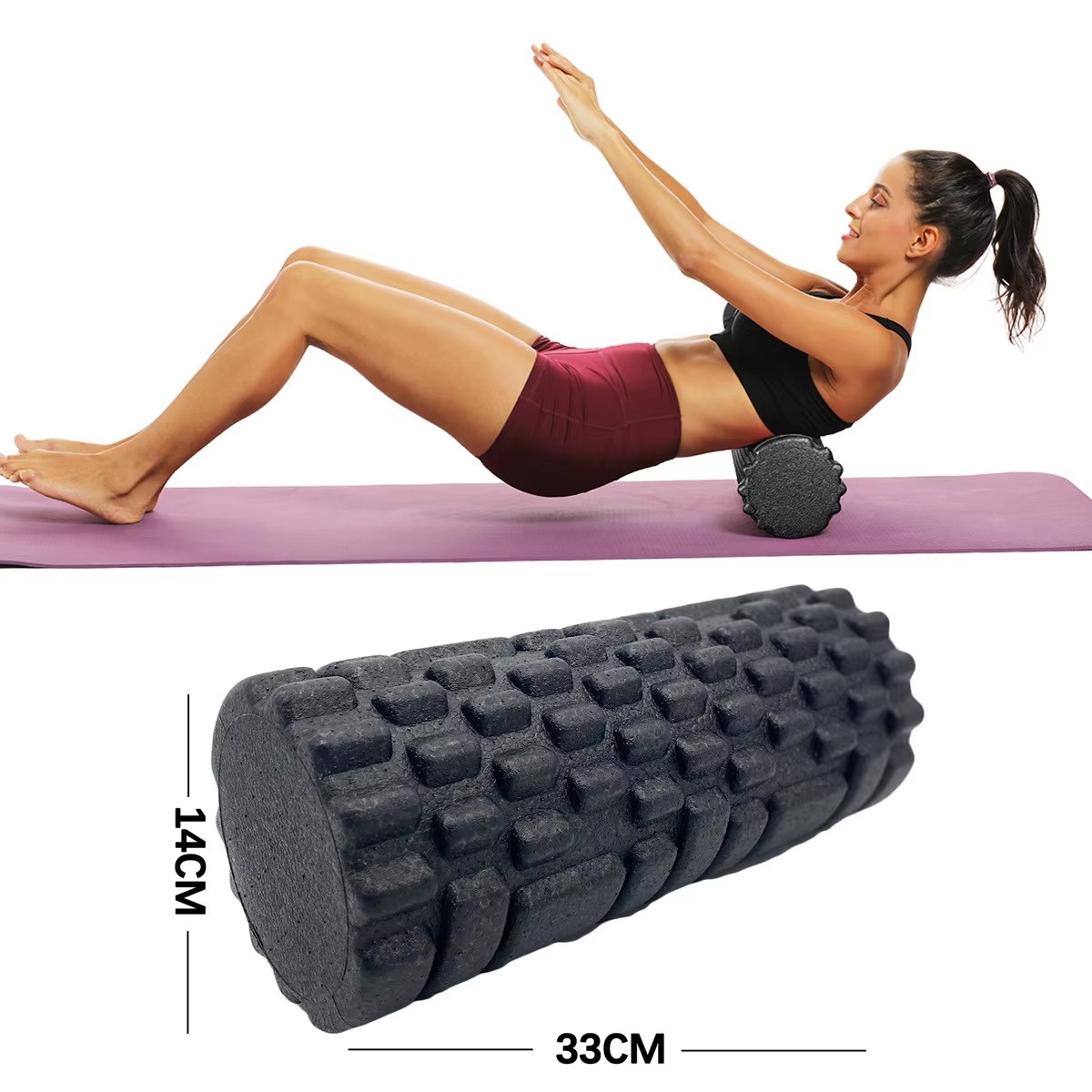 Yoga Fitness Massage - 30/33 centimetri Fitness Rullo di Schiuma