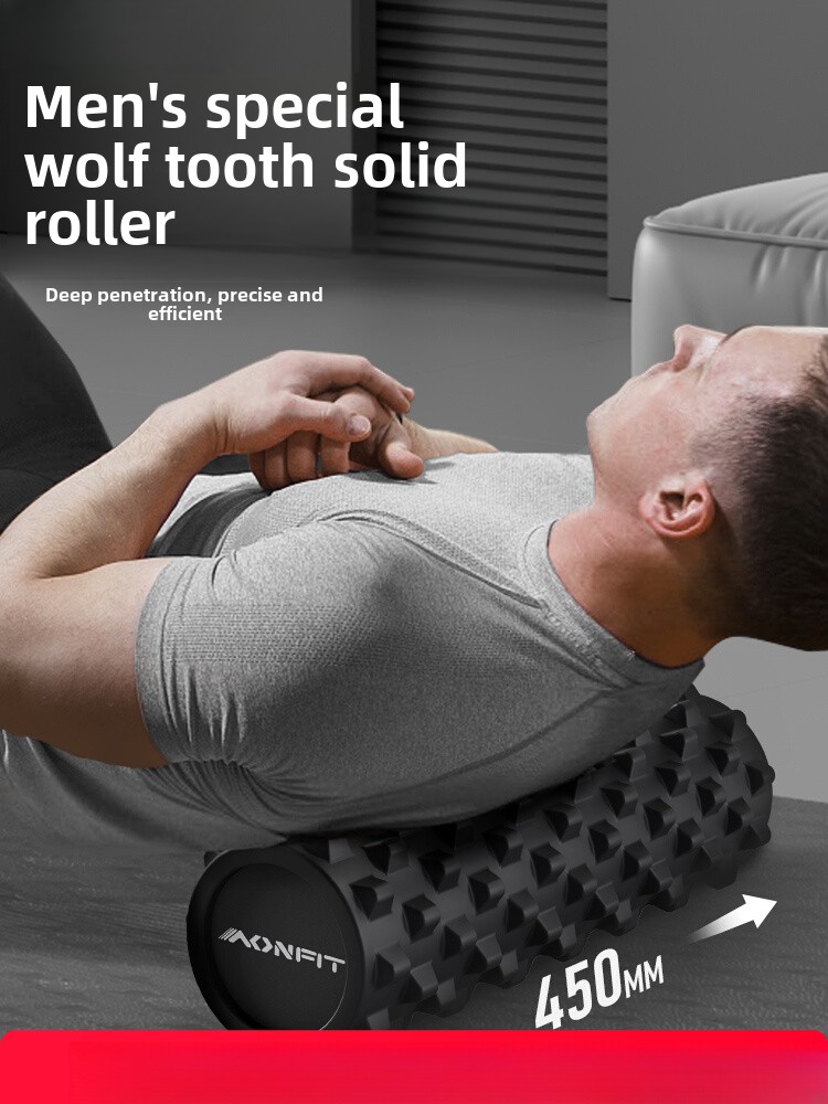 Foam Roller - Rullo Massaggiante Professionale in Schiuma Solida