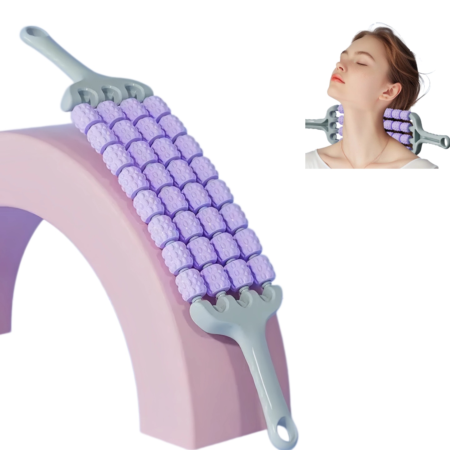 Yoga Fitness Massage - Massaggiatore Yoga per Corpo e Schiena,