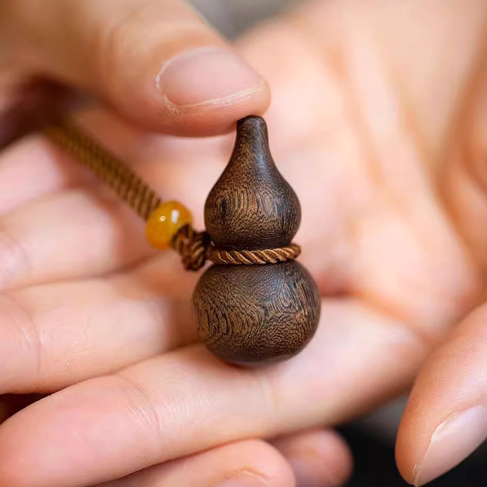 Zen Yoga Fitness - Collana di zucca di legno di