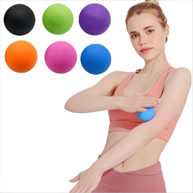 Yoga Fitness Ball - Palla Fasciale TPE 6CM per Rilassamento