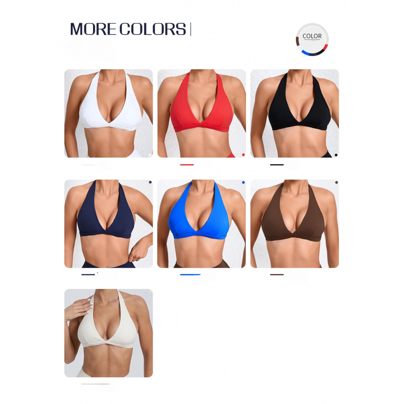 Yoga Und Fitness - Abbigliamento yoga con collo all'americana in