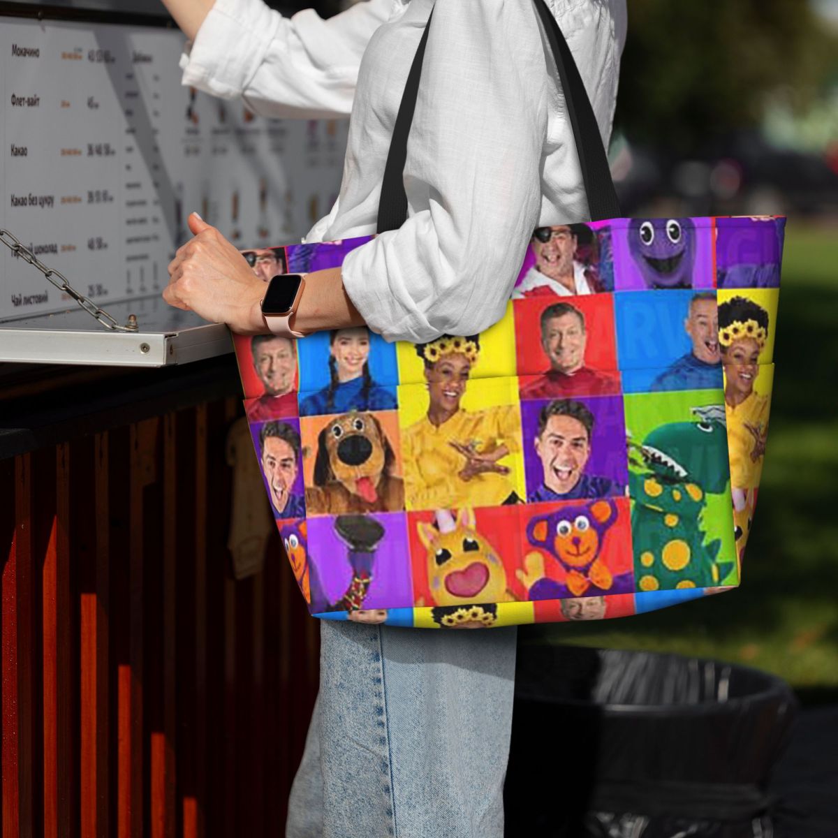 Yoga Fitness Music - Borsa tote da spiaggia The Wiggles