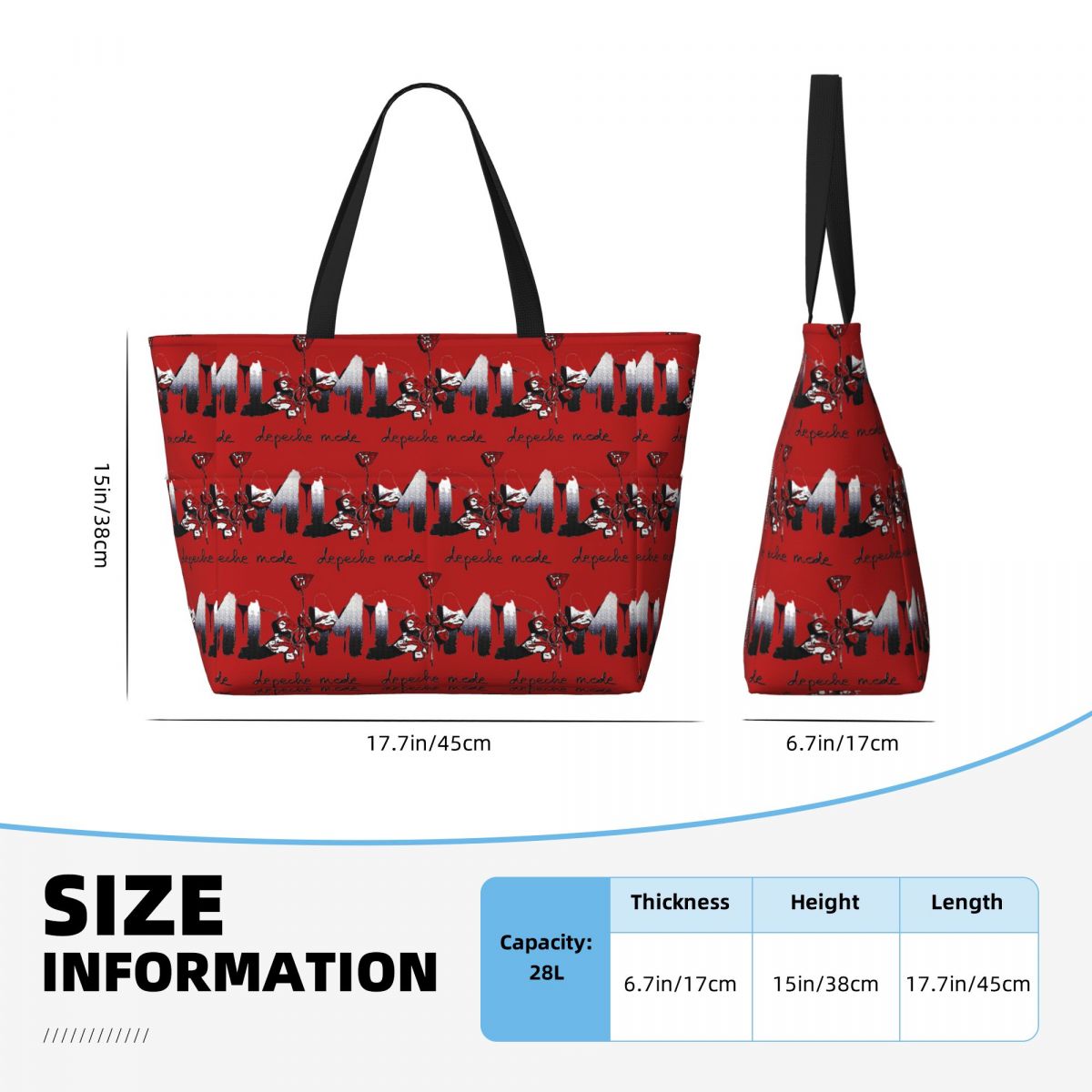 Borsa tote da spiaggia Depeche - Yoga Fitness Music recensione e prezzo