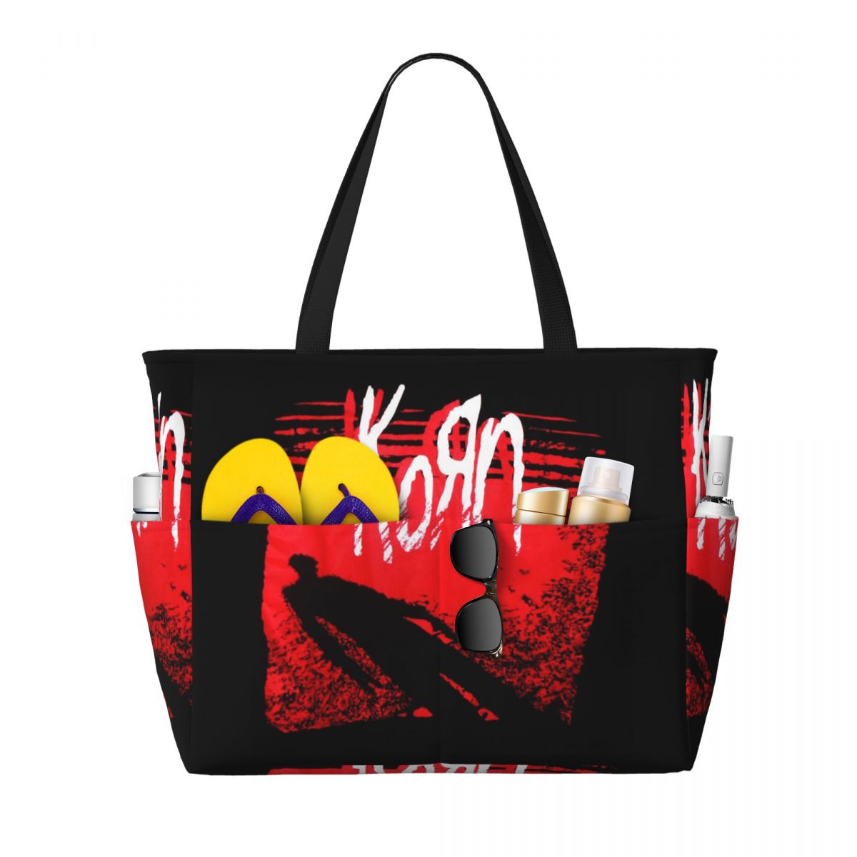 Borsa tote da spiaggia Korn Me - Yoga Fitness Music recensione e prezzo