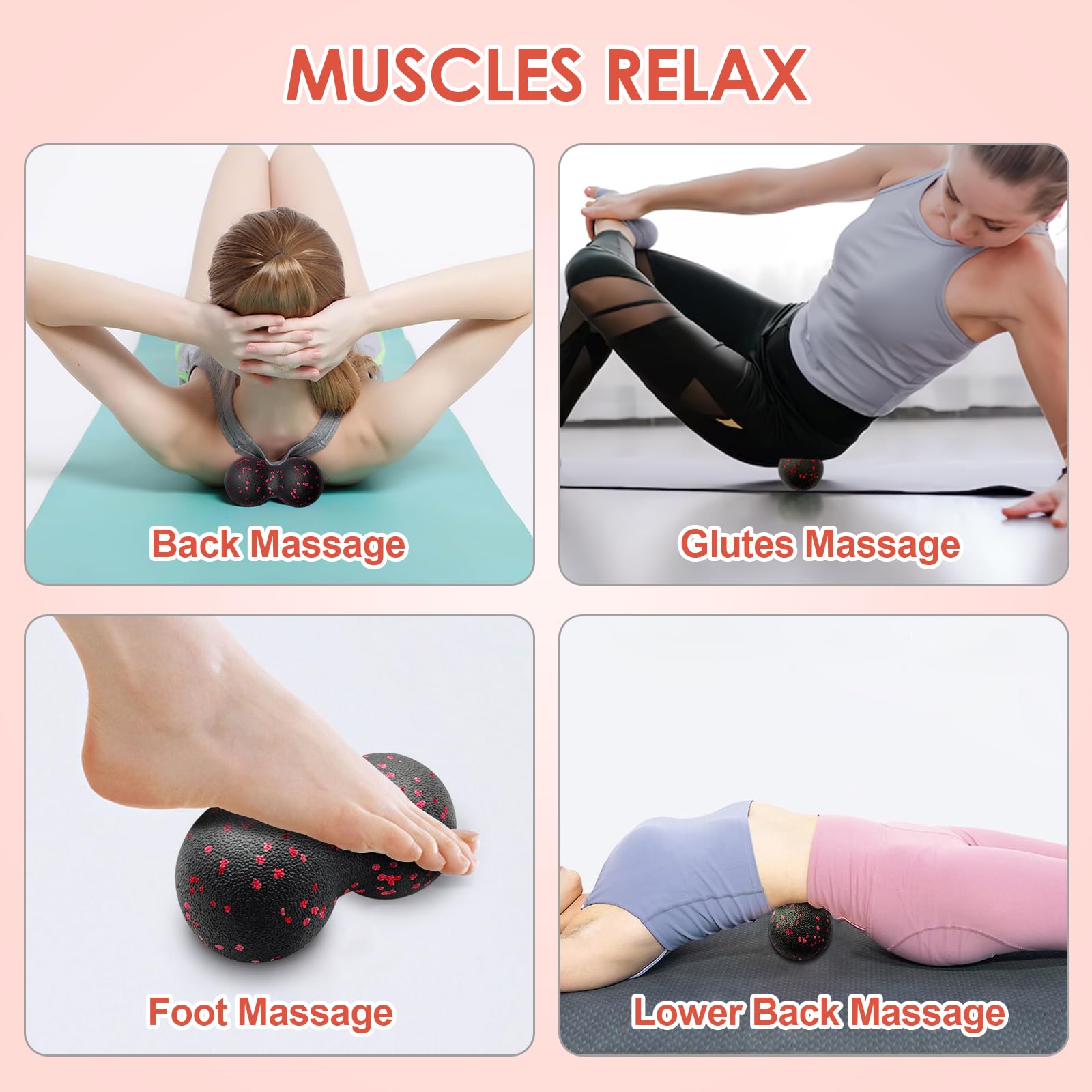 Set di palline di arachidi per - Yoga Fitness Massage recensione e prezzo