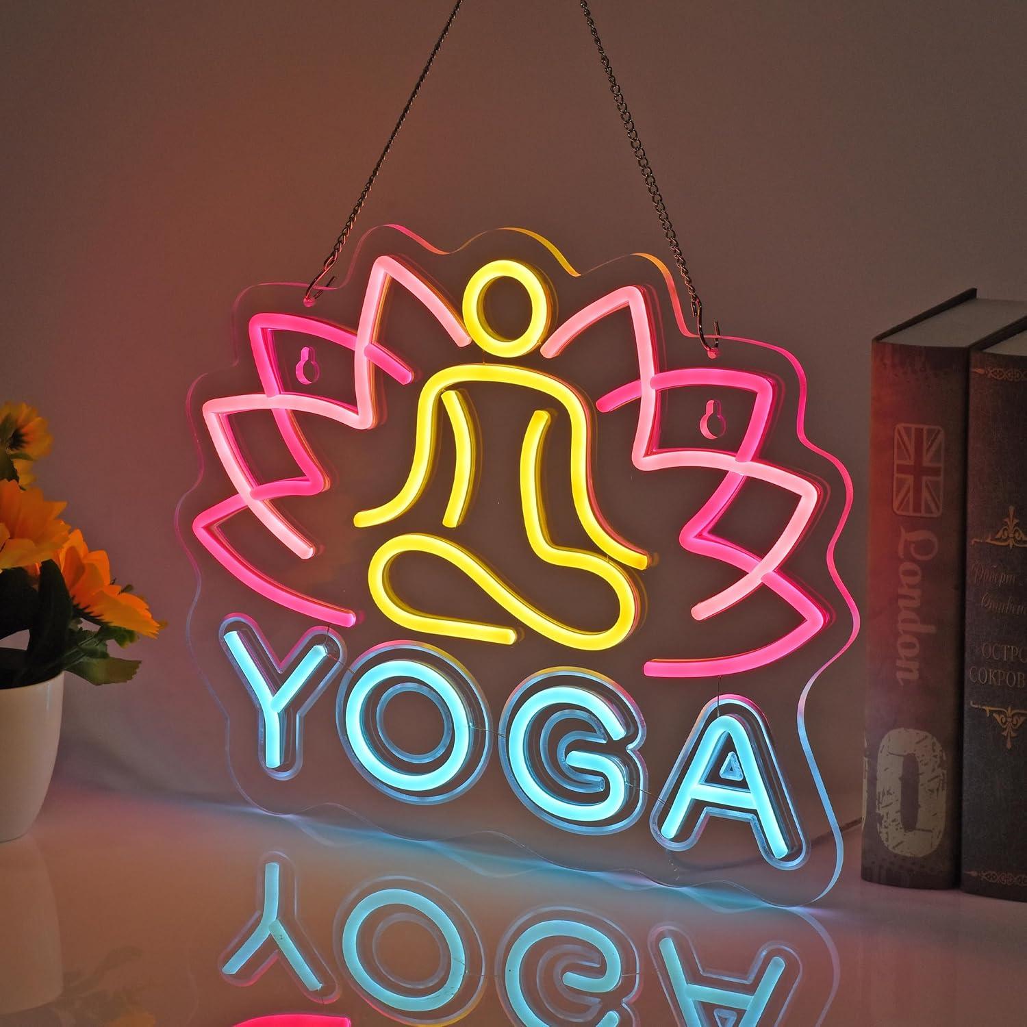 Insegna al Neon Yoga, Luci al  - Zen Yoga Fitness recensione e prezzo