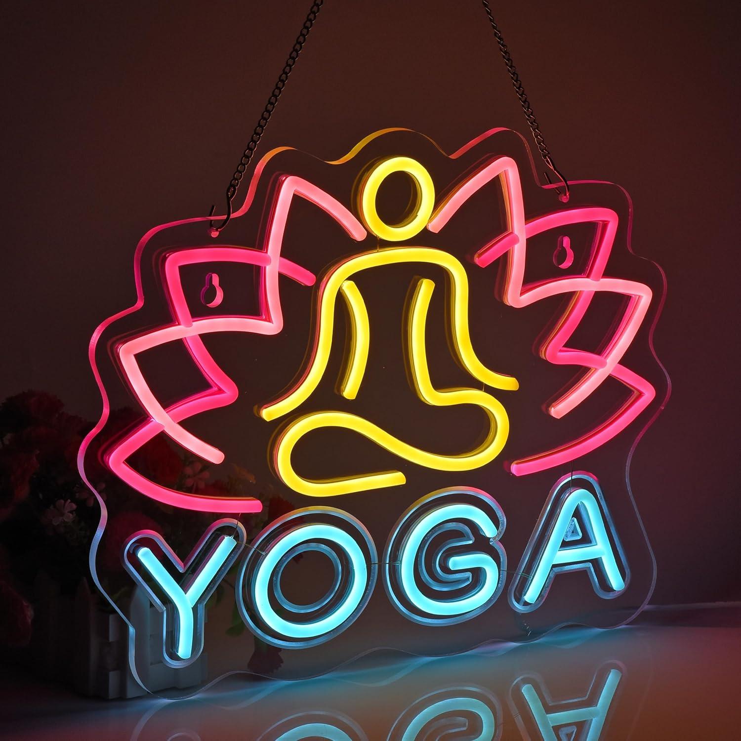 Insegna al Neon Yoga, Luci al  - Zen Yoga Fitness recensione e prezzo