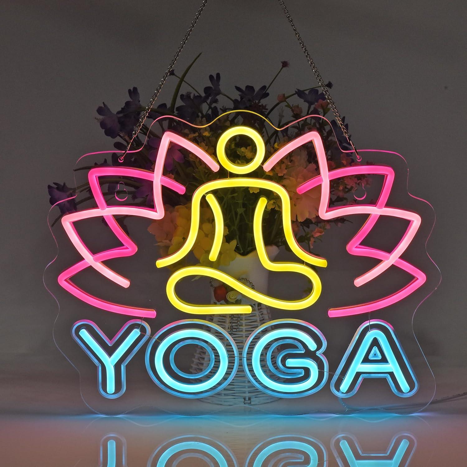 Insegna al Neon Yoga, Luci al  - Zen Yoga Fitness recensione e prezzo