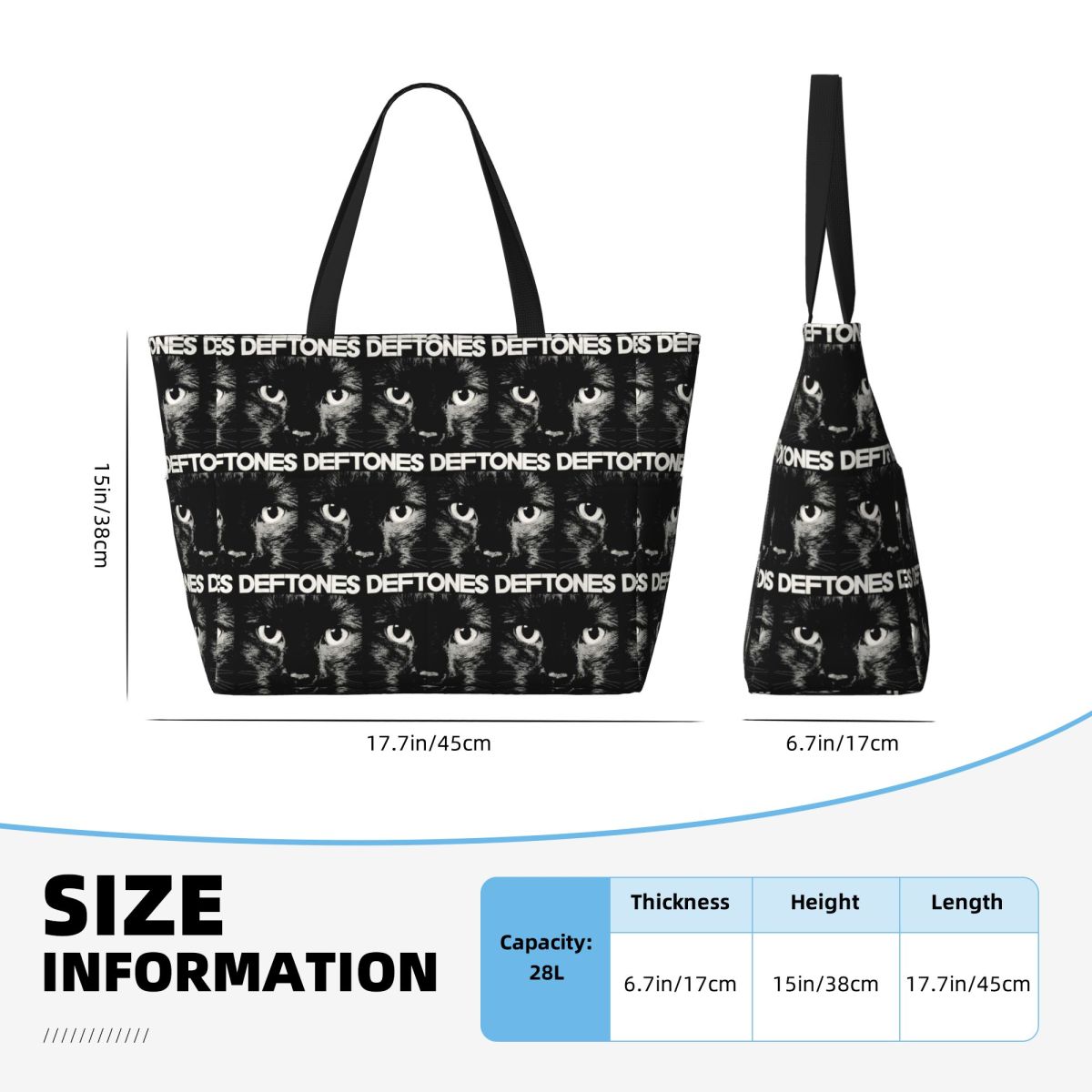 Borsa da spiaggia Deftones Mus - Yoga Fitness Music recensione e prezzo