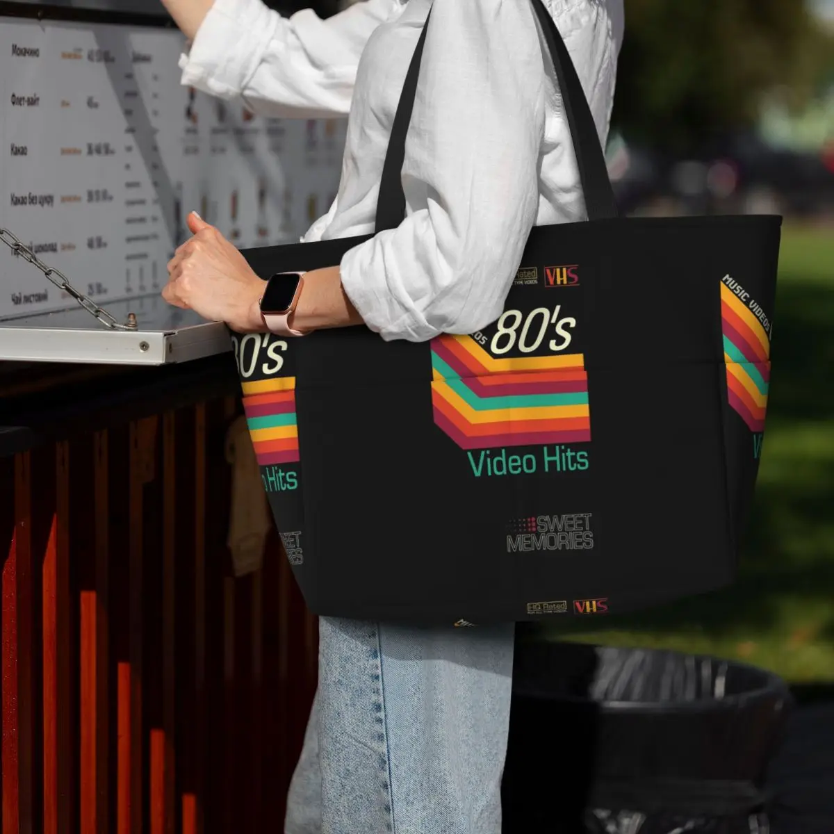 Borsa tote grande da donna con - Yoga Fitness Music recensione e prezzo