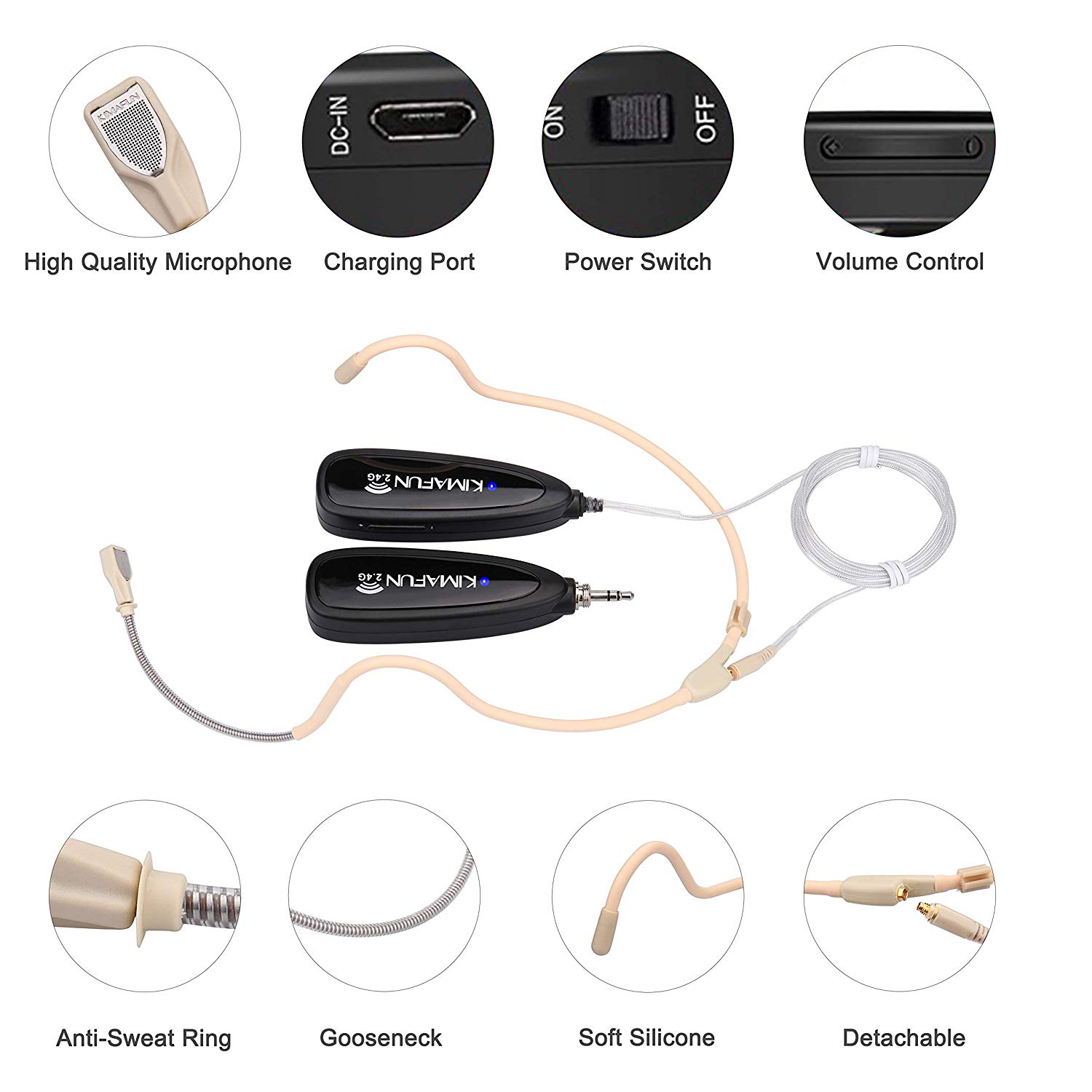 KIMAFUN Auricolare Wireless Im - Yoga Fitness Spinning recensione e prezzo