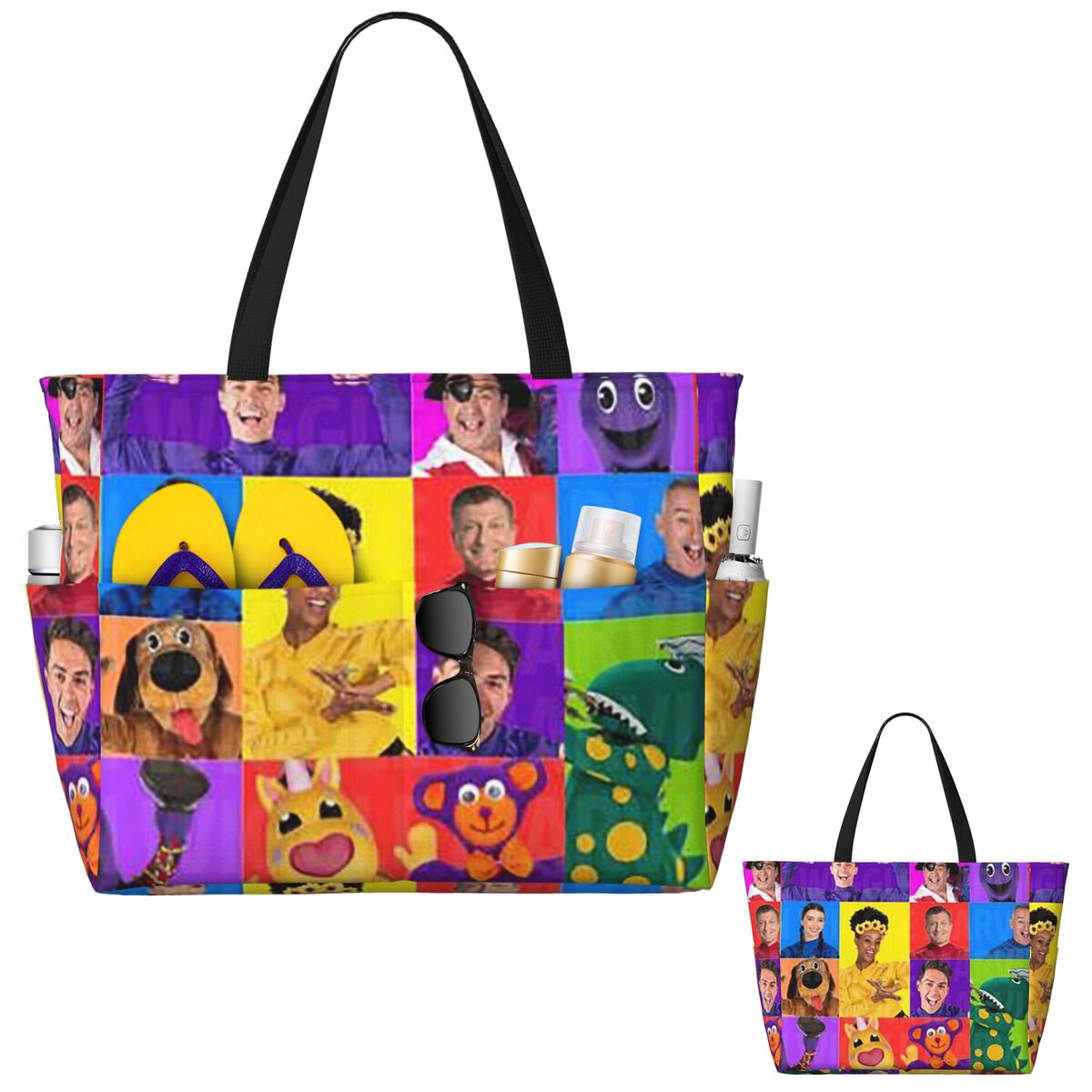 Borsa tote da spiaggia The Wig - Yoga Fitness Music recensione e prezzo