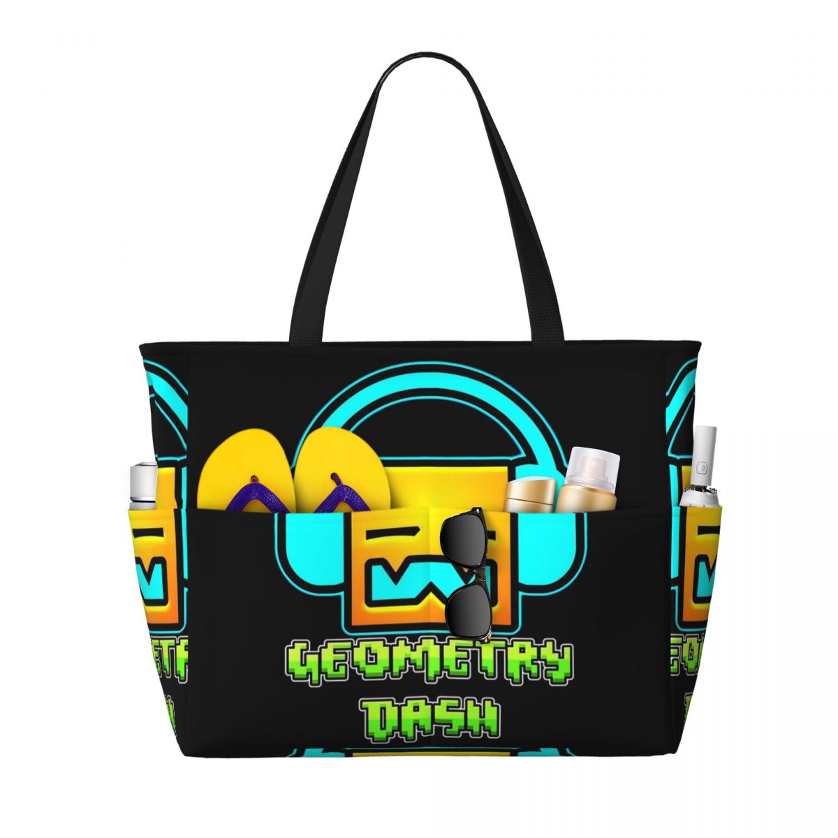 Borsa da spiaggia geometrica c - Yoga Fitness Music recensione e prezzo