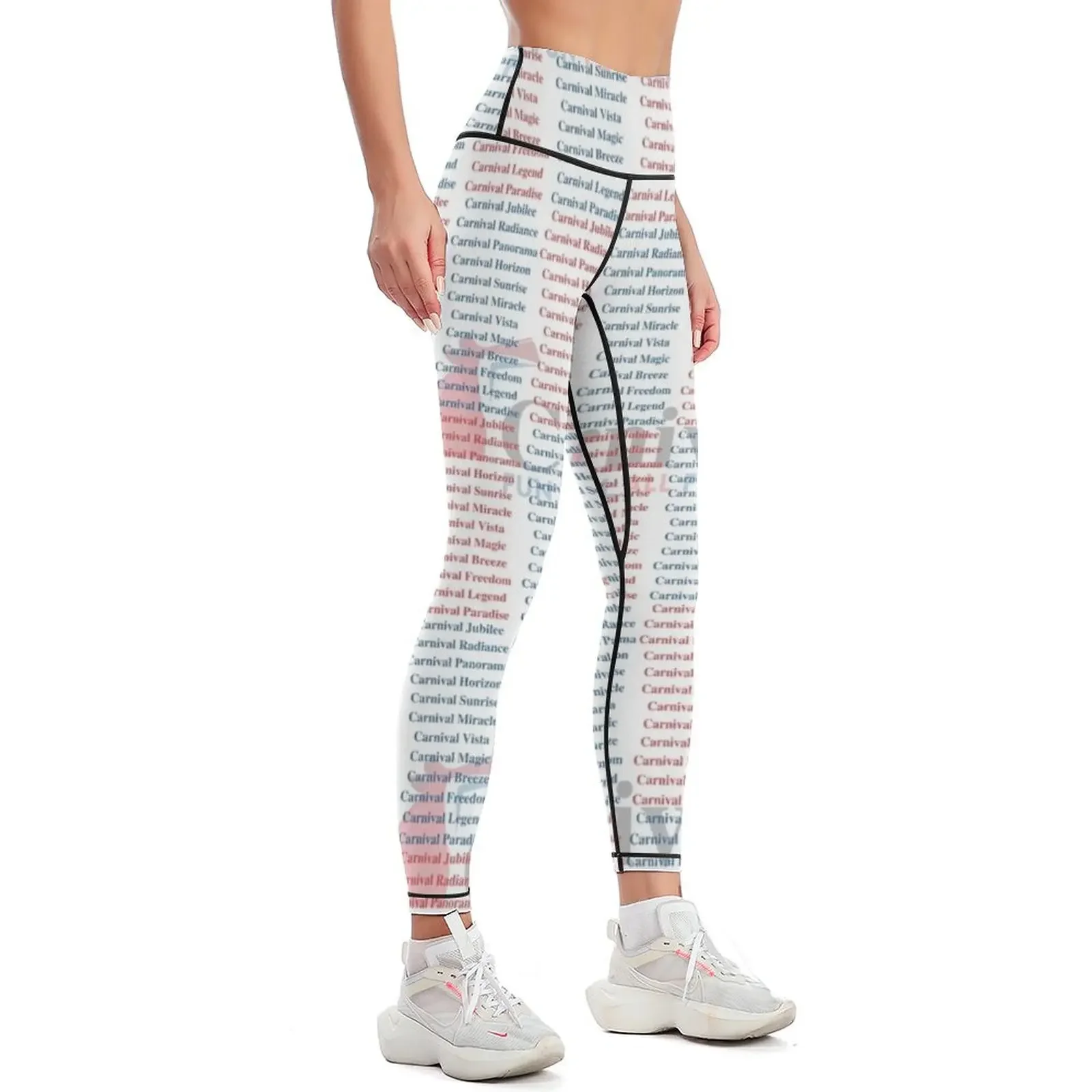 Leggings Carnival Ship Names,  - Yoga Fitness Name recensione e prezzo